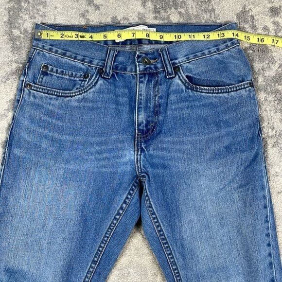 Levis Boys 511 Slim Fit Medium Blue Wash Denim Jeans Sz 16  28 x 28 - Picture 7 of 11
